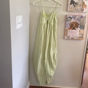 UO lime green jumper.